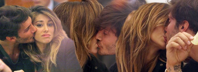 Belen e Stefano... bocca a bocca