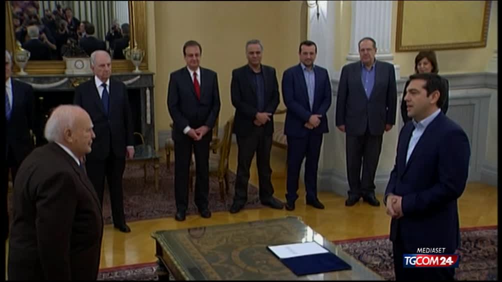 Grecia, il giuramento di Tsipras Grecia, il giuramento di Tsipras
