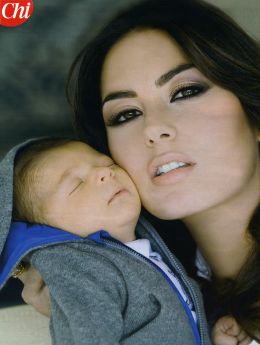 Elisabetta Gregoraci e il piccolo Nathan Falco