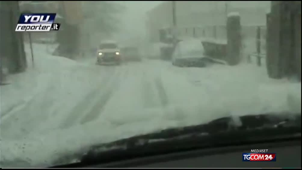 La neve tocca il Centro-Sud La neve tocca il Centro-Sud