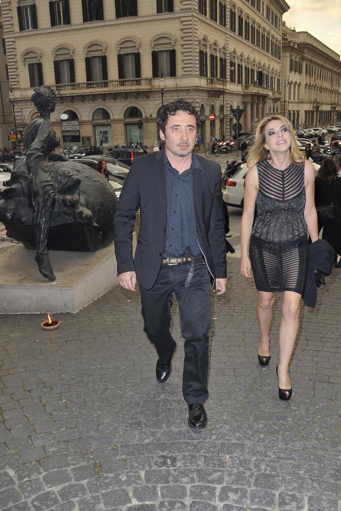 Claudia Gerini in Mutande e Nude Look sul red carpet dei Ciak d'oro