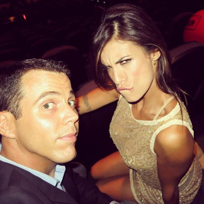 ELISABETTA CANALIS E STEVE O INNAMORATI PI&ugrave; CHE MAI A LOS ANGELES