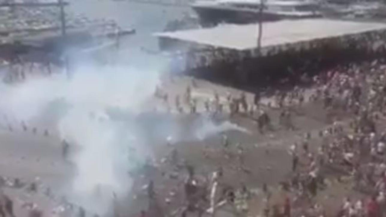 Scontri tra tifosi a Marsiglia: sui social i video delle violenze