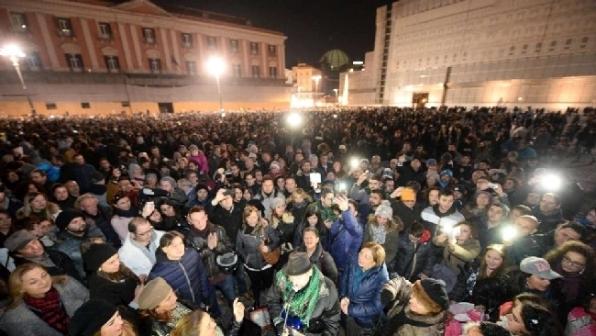 pino daniele flash mob